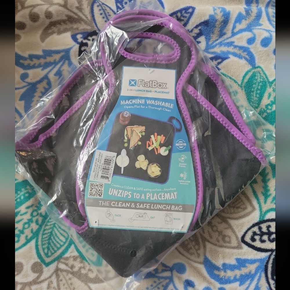 FlatBox Plus Design and Sandwich Bag - Purple